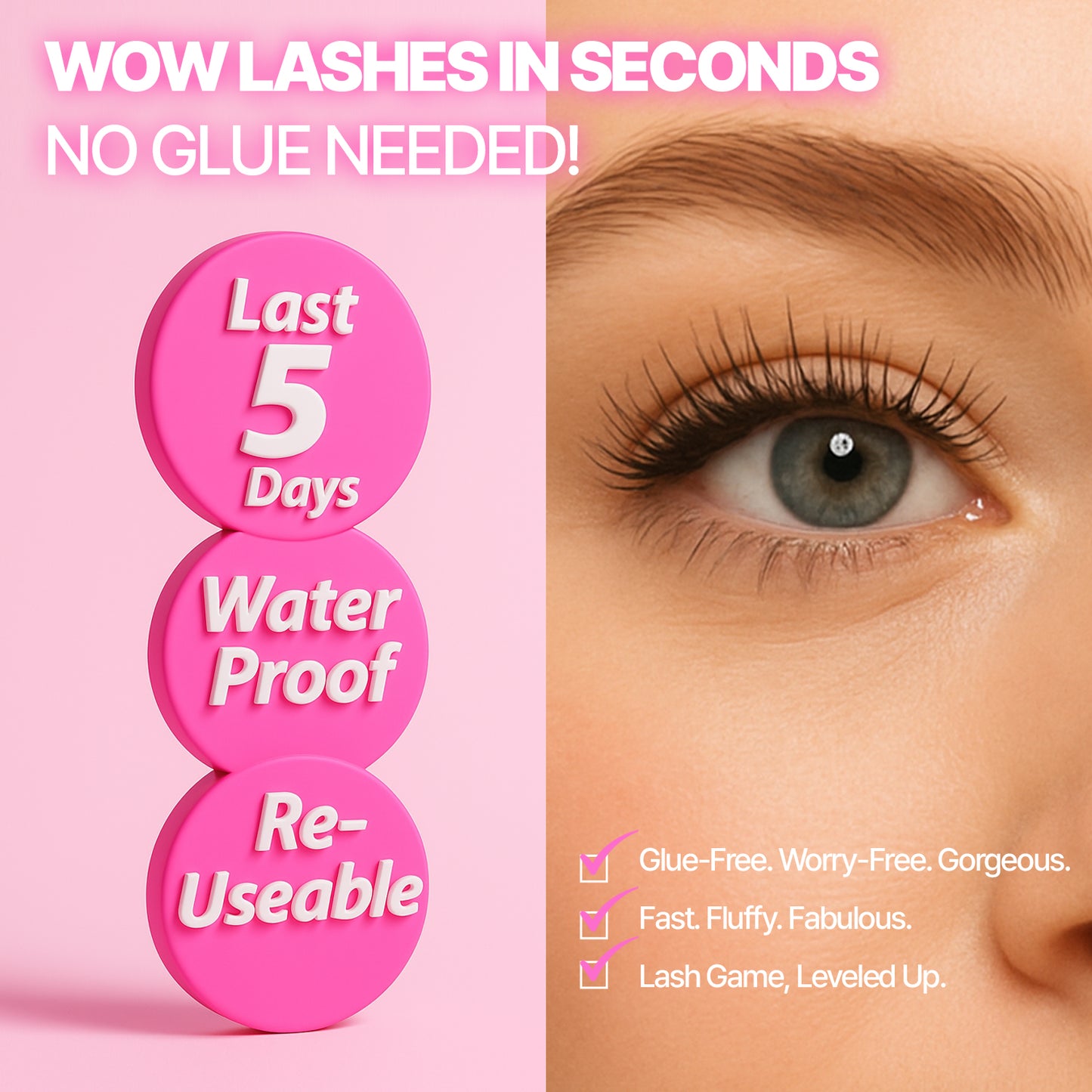 Korean Self Adhesive Lash Clusters