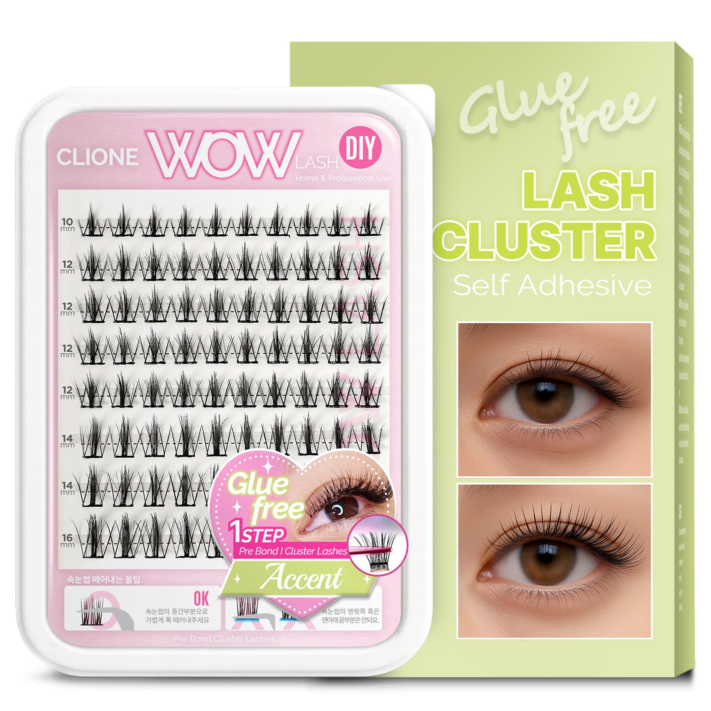 Korean Self Adhesive Lash Clusters