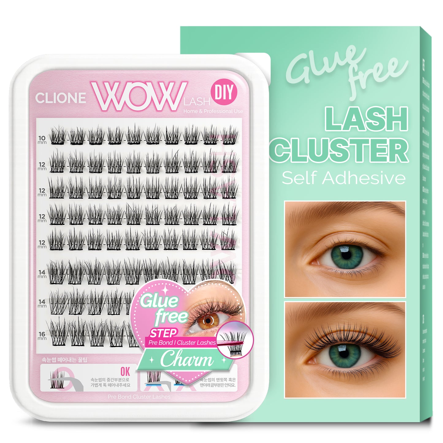 Korean Self Adhesive Lash Clusters
