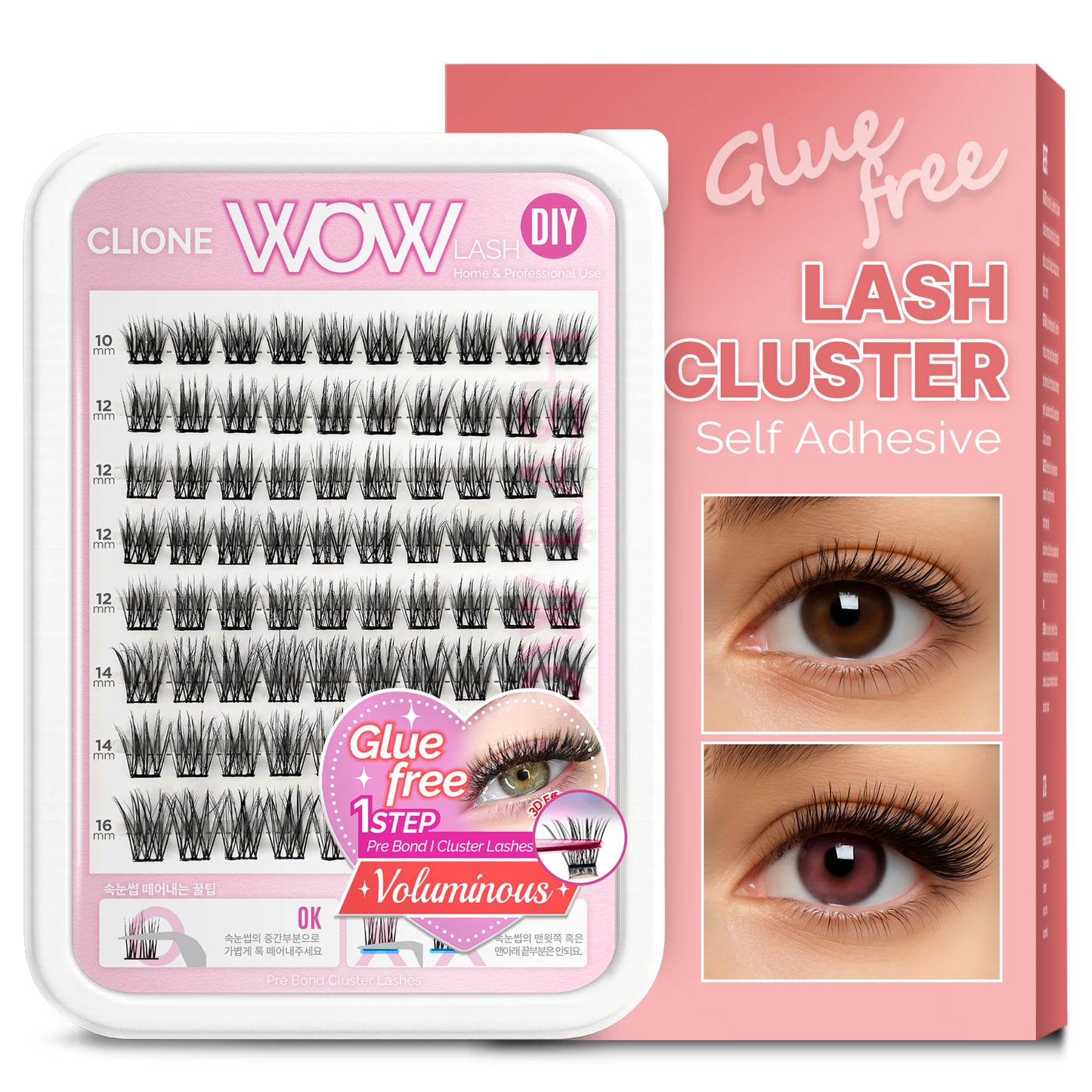 Korean Self Adhesive Lash Clusters