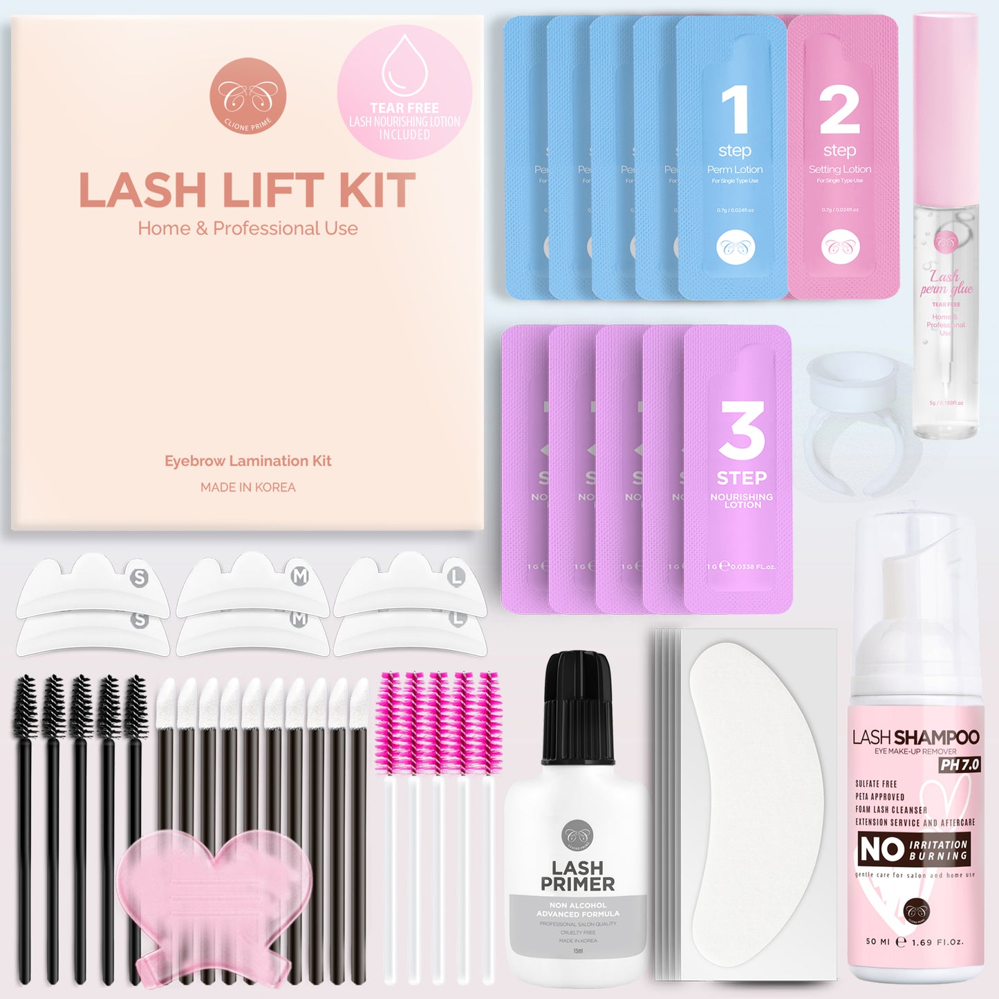 All In One Lash Lift Kit