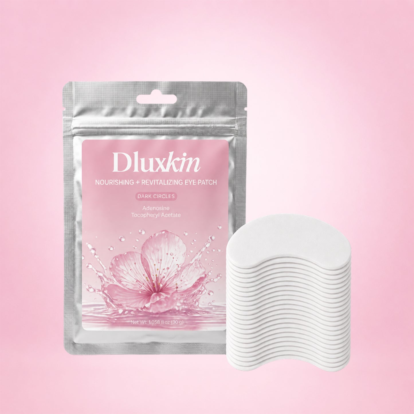 Dluxkin Under Eyepatch (Nourishing & Revitalizing Eye Patches for dark circles)