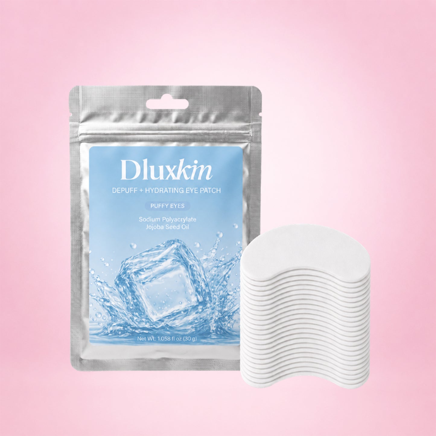 Dluxkin Under Eyepatch (Depuffing + Hydrating Eye Patch)
