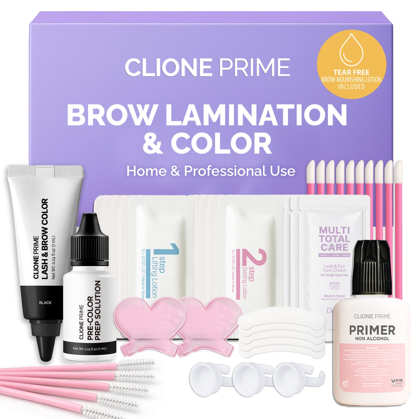 Brow Lamination and Color