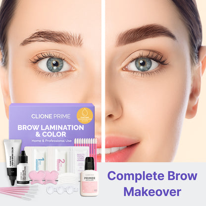 Brow Lamination and Color