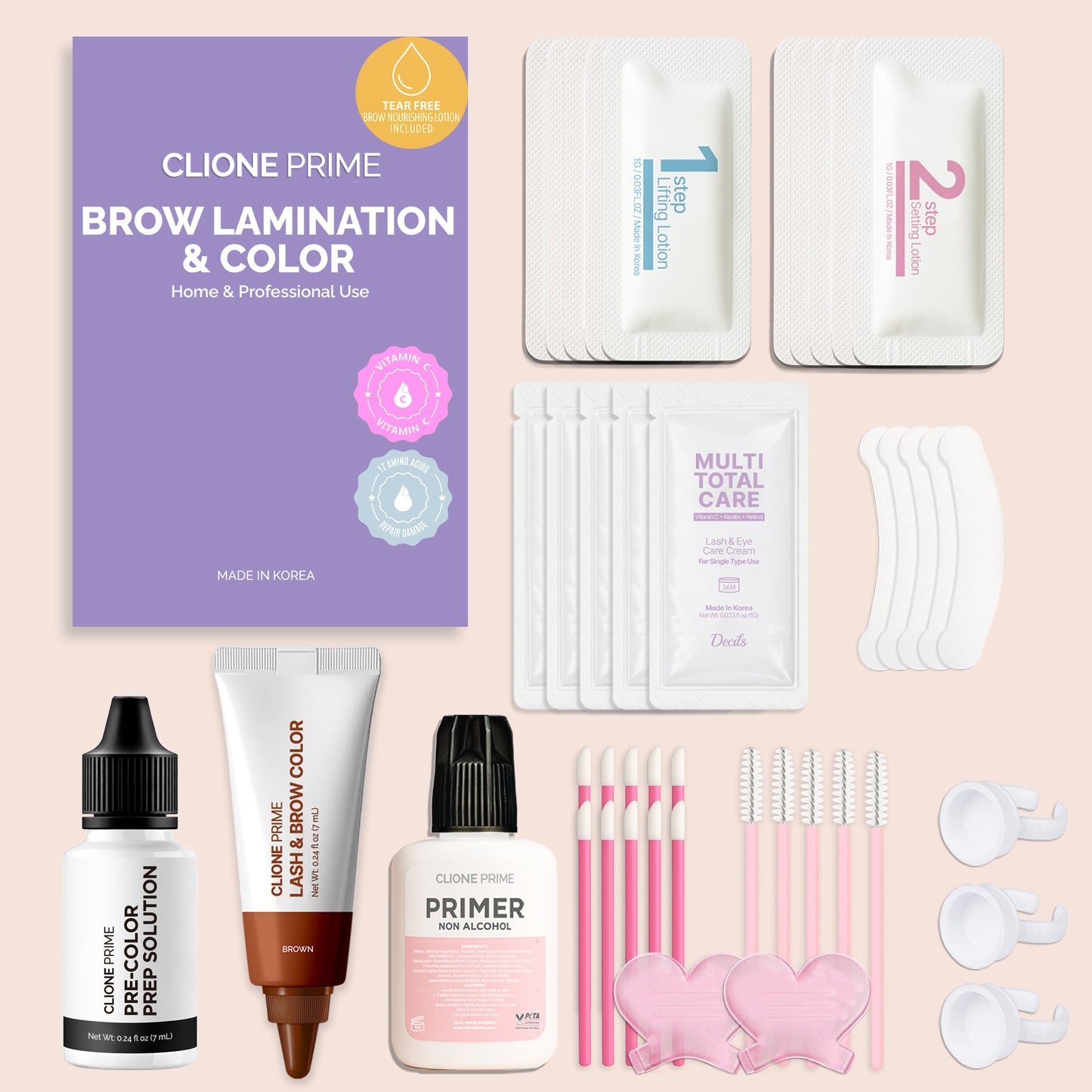 Brow Lamination and Color