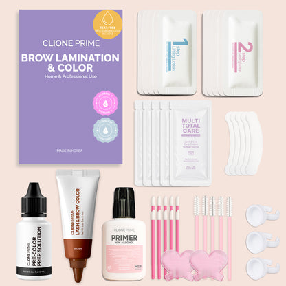Brow Lamination and Color