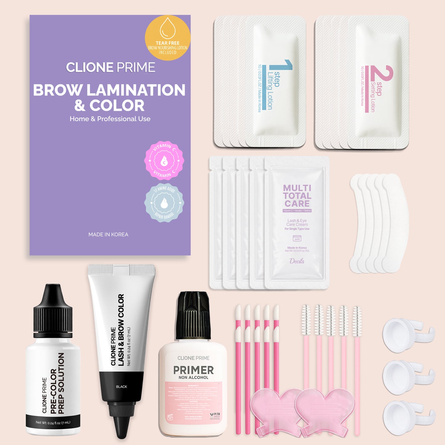 Brow Lamination and Color