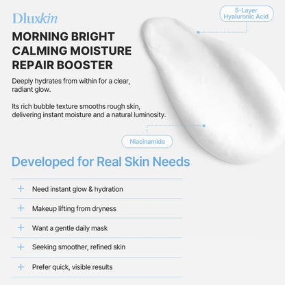 Dluxkin Calming Moisture Bubble Mask Pack