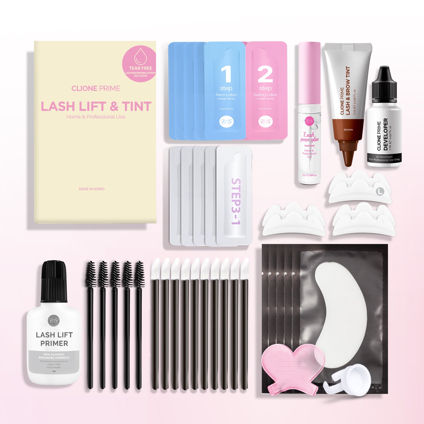 Lash Lift and Tint Kit, Brow Lamination