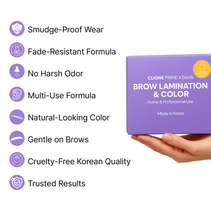 Brow Lamination and Color