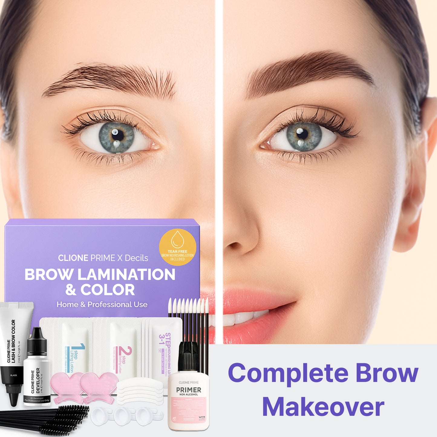 Brow Lamination and Color