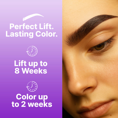 Brow Lamination and Color
