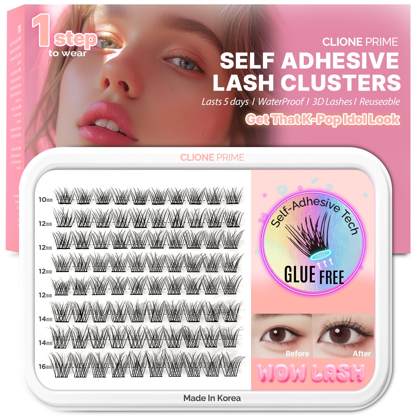 Classic Self Adhesive Lash Clusters