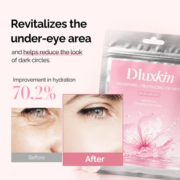 Dluxkin Under Eyepatch (Nourishing & Revitalizing Eye Patches for dark circles)