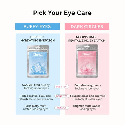 Dluxkin Under Eyepatch (Nourishing & Revitalizing Eye Patches for dark circles)