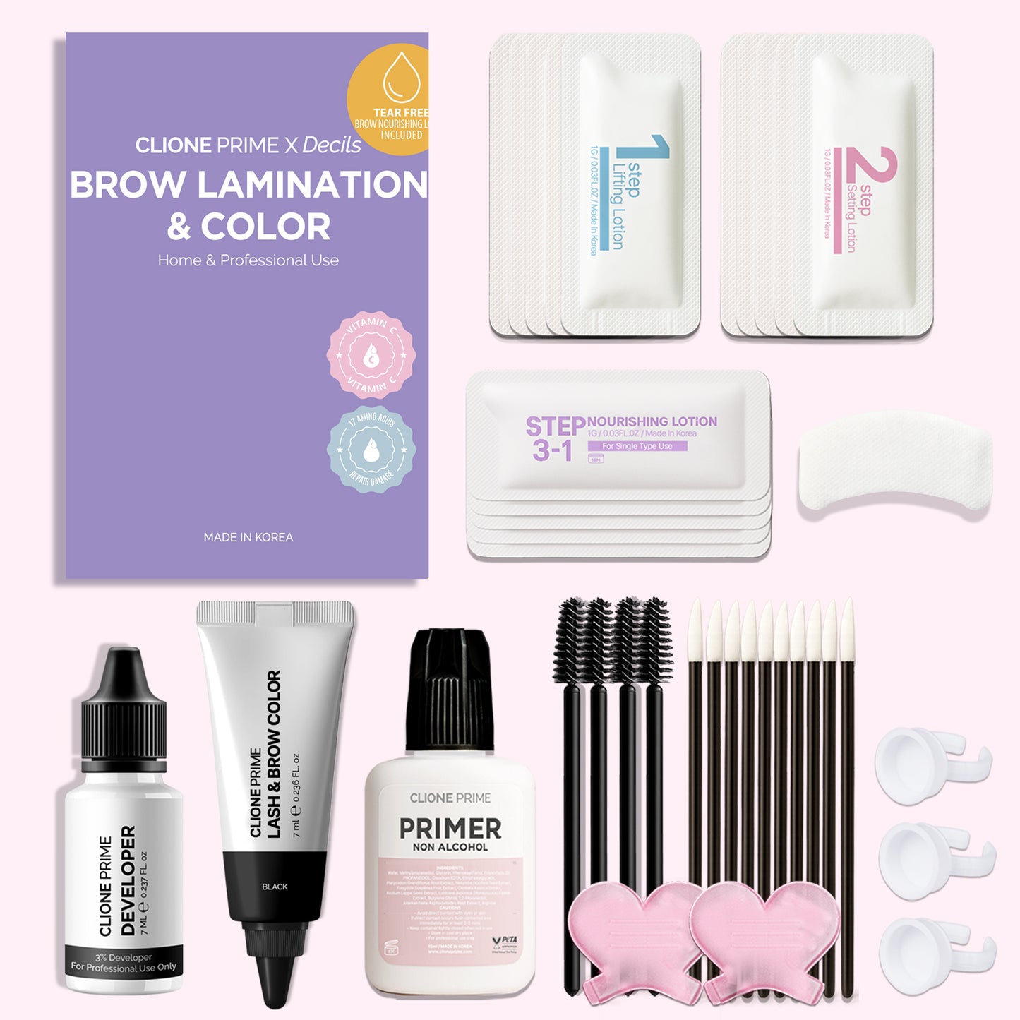 Brow Lamination and Color