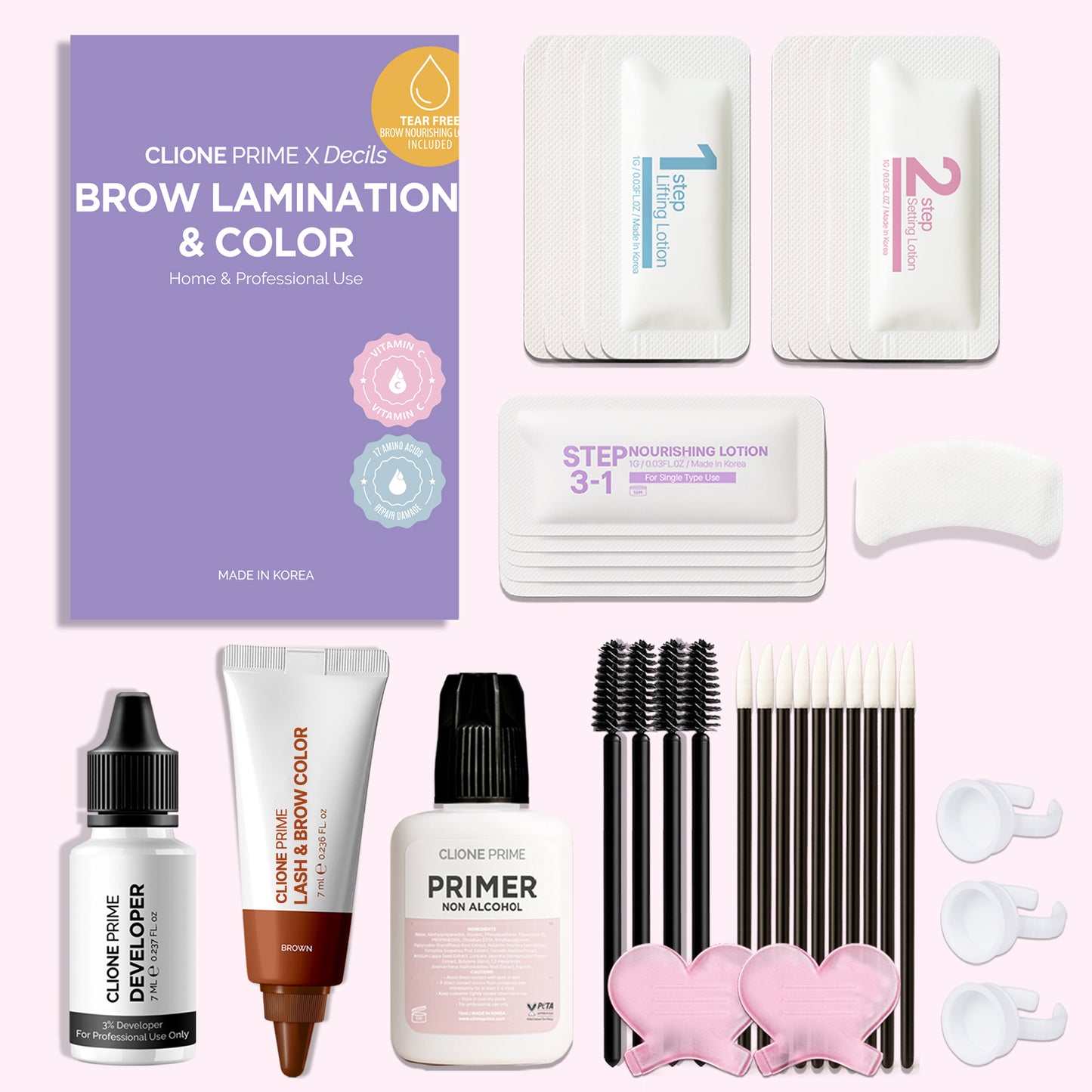 Brow Lamination and Color