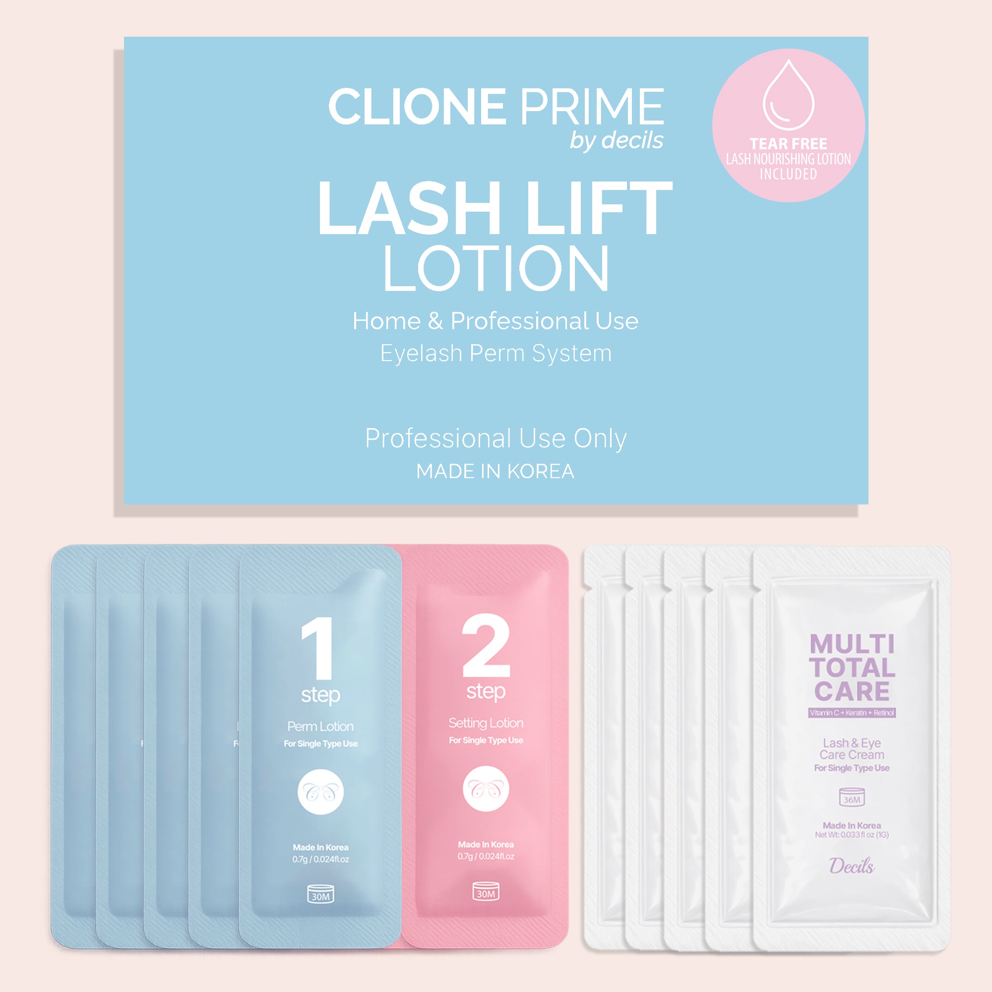 Lash Lift Solution | Single-use specifically designed sachet