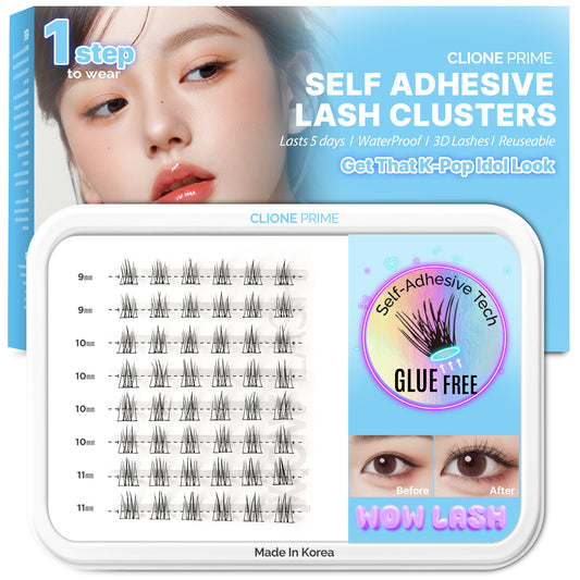 Natural Self Adhesive Lash Clusters