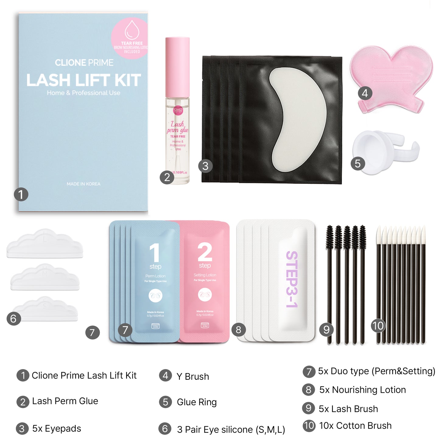 Korean Lash Lift Kit