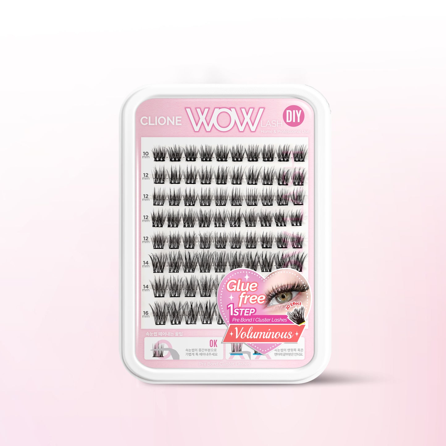 Voluminous Self Adhesive Lash Clusters