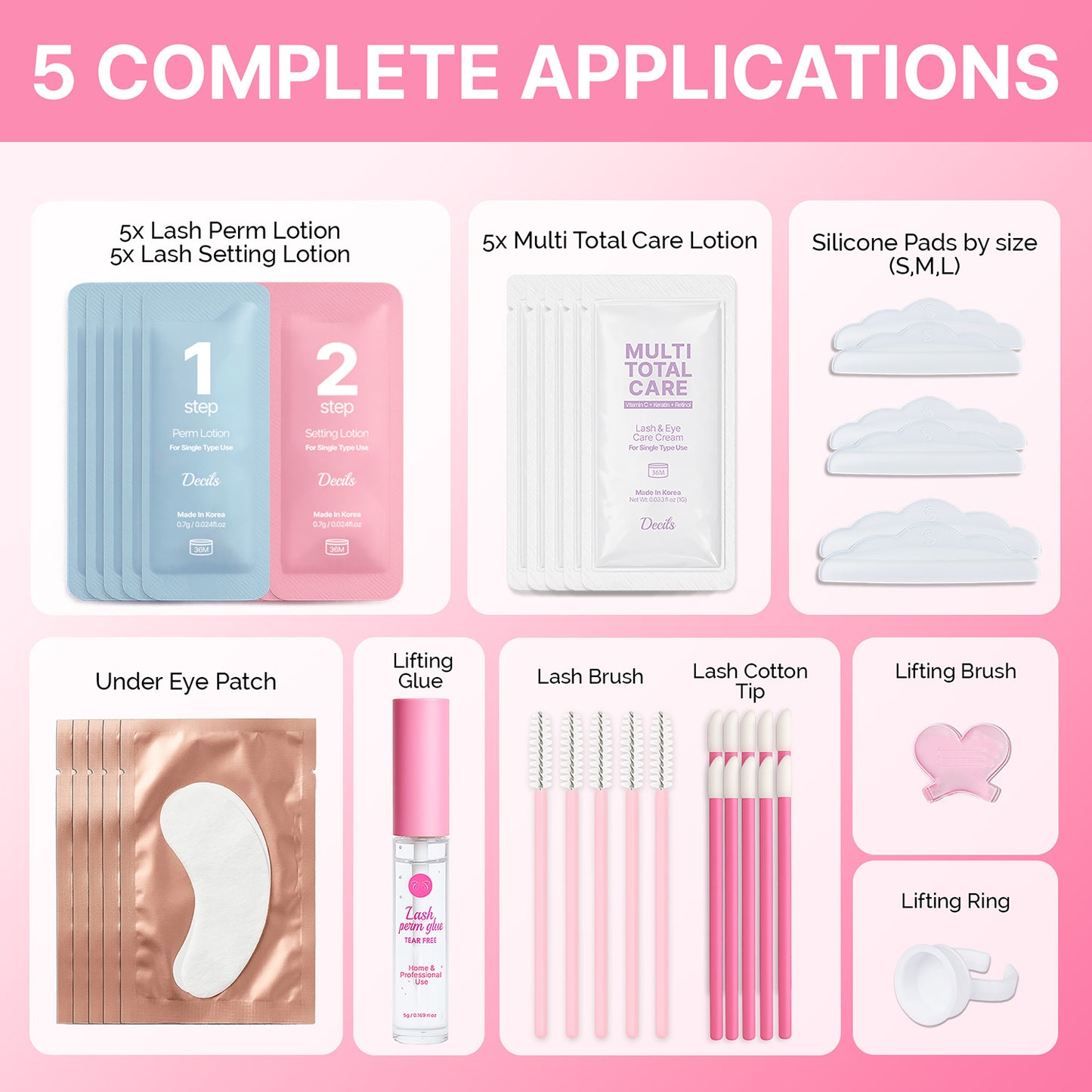 Korean Lash Lift Kit