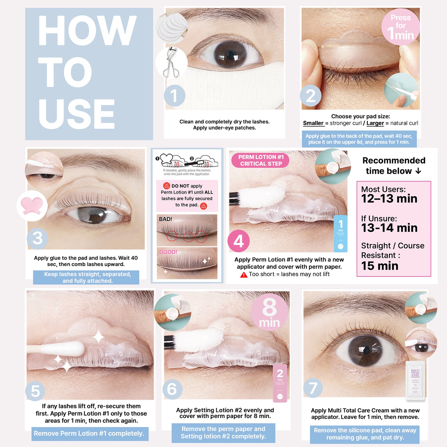 Korean Lash Lift Kit