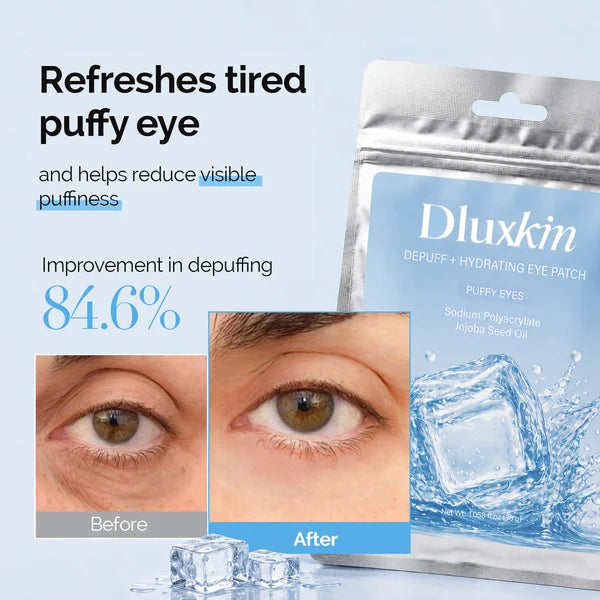 Dluxkin Under Eyepatch (Depuffing + Hydrating Eye Patch)