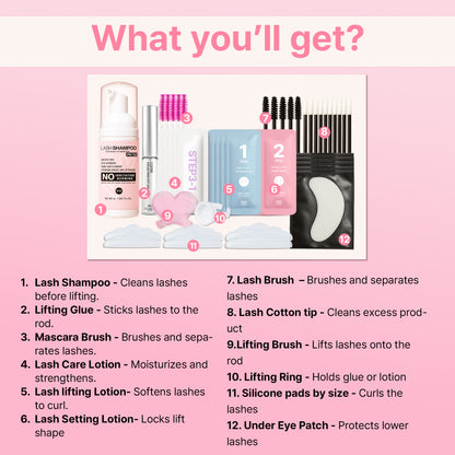 All In One Lash Lift Kit