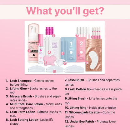 All In One Lash Lift Kit