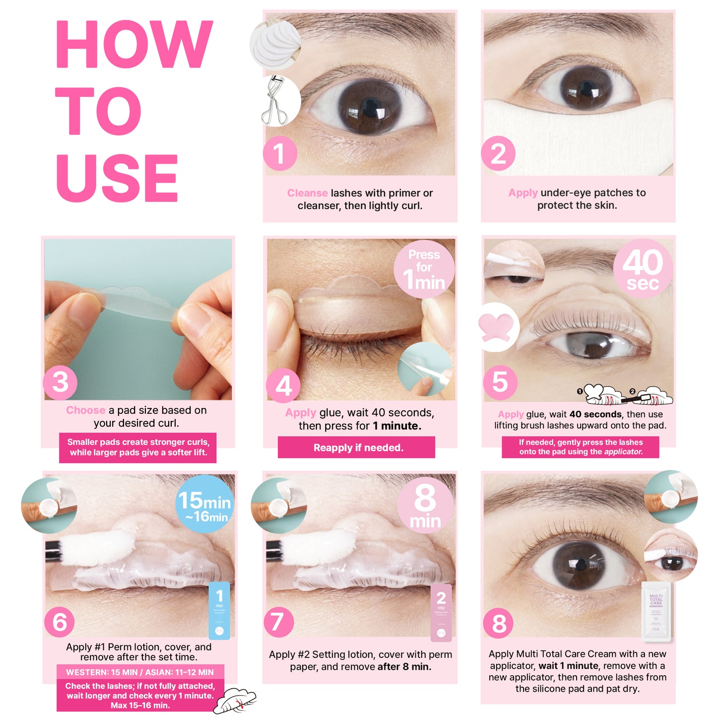 Pro Eyelash Lift Kit